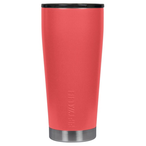 Eat-In Tools 20 oz Coral Vacuum-Insulated Tumblers with Smoke Cap - EA3530019