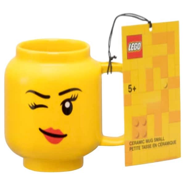 Lego LEGO 7.6 oz Yellow BPA Free Winking Girl Mug - 40460803