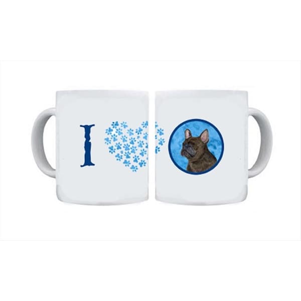 Carolines Treasures 15 oz. French Bulldog Dishwasher Safe Microwavable Ceramic Coffee Mug - SS4795-BU-CM15