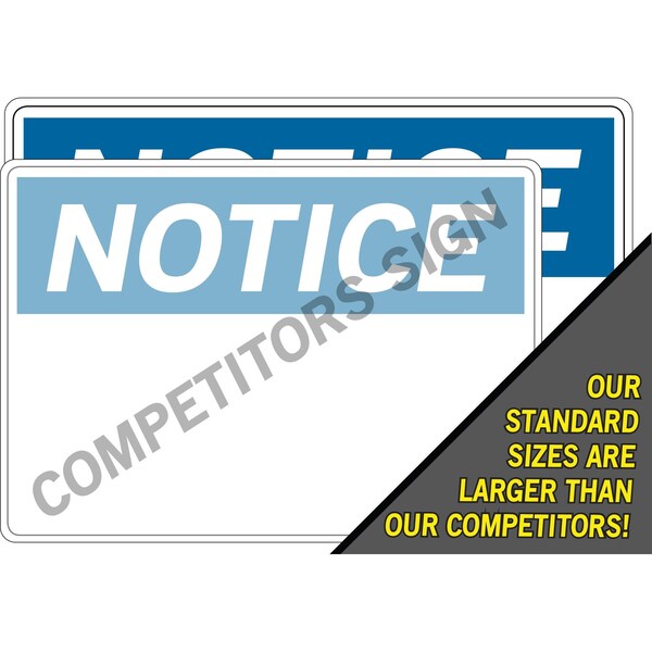Vestil Aluminum Composite Sign, 7-1/2" Height, 10-1/2" Width, Aluminum Composite, Rectangle, Spanish - SI-N-50-A-AC-130-S