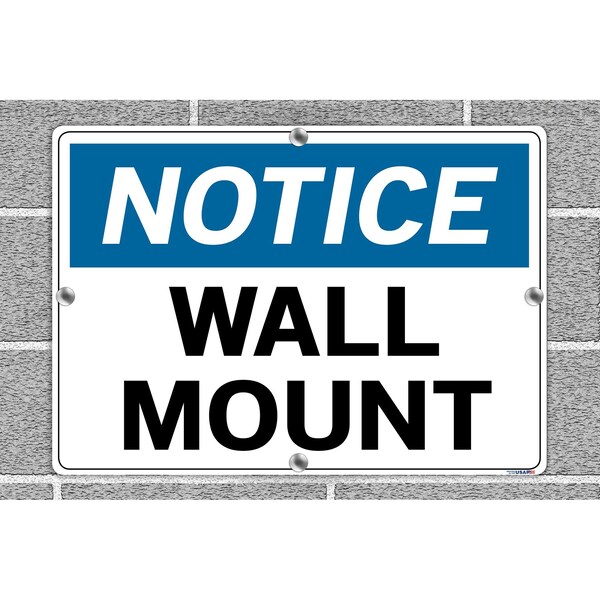 Vestil Aluminum Composite Sign, 7-1/2" Height, 10-1/2" Width, Aluminum Composite, Rectangle, Spanish - SI-N-50-A-AC-130-S