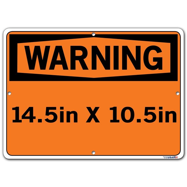 Vestil Aluminum Composite Sign, 10-1/2" Height, 14-1/2" Width, Aluminum Composite, Rectangle, Spanish - SI-W-50-C-AC-130-S