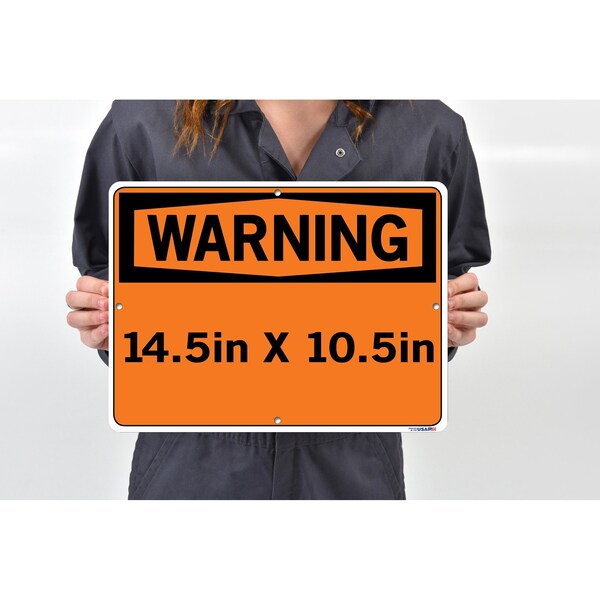 Vestil Aluminum Composite Sign, 10-1/2" Height, 14-1/2" Width, Aluminum Composite, Rectangle, Spanish - SI-W-50-C-AC-130-S