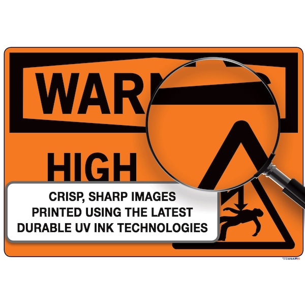 Vestil Aluminum Composite Sign, 12-1/2" Height, 18-1/2" Width, Aluminum Composite, Rectangle, Spanish - SI-W-50-D-AC-130-S