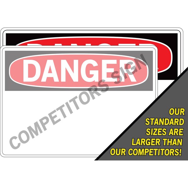 Vestil Aluminum Composite Sign, 14-1/2" Height, 20-1/2" Width, Aluminum Composite, Rectangle, Spanish - SI-D-50-E-AC-130-S