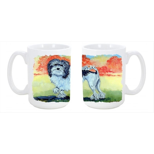 Carolines Treasures Lowchen Dishwasher Safe Microwavable Ceramic Coffee Mug 15 oz. - 7510CM15
