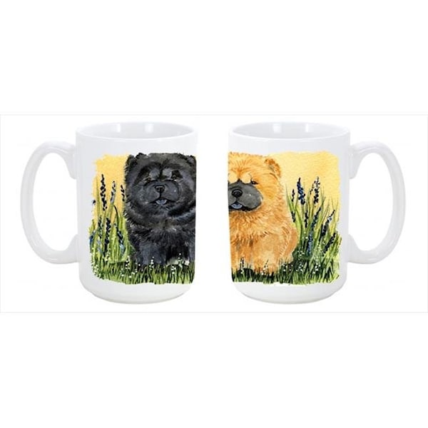 Carolines Treasures Carolines Treasures SS7006CM15 Chow Chow Dishwasher Safe Microwavable Ceramic Coffee Mug 15 oz. - SS7006CM15