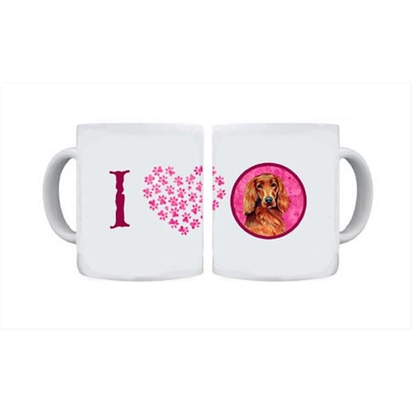 Carolines Treasures 15 oz. Irish Setter Dishwasher Safe Microwavable Ceramic Coffee Mug - LH9389PK-CM15
