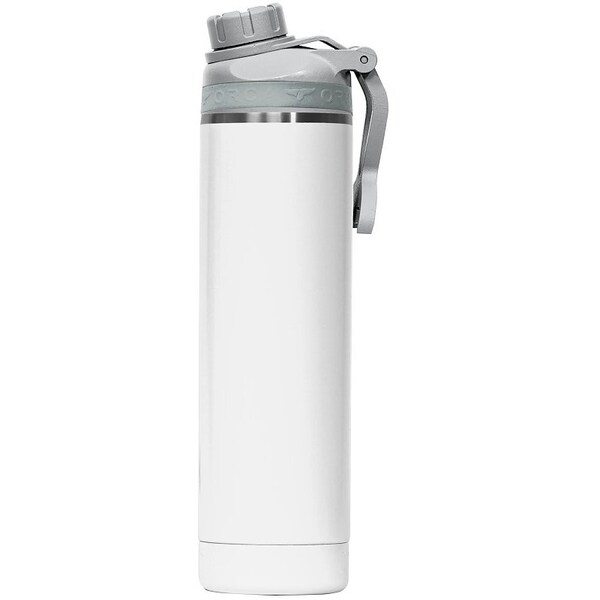 Orca Hydra Series Bottle, 22 oz Capacity, 188 Stainless SteelCopper, PearlWhite, PowderCoated - ORCHYD22PE/WH/GY
