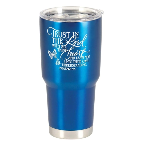 Dicksons Tumbler Trust In The Lord Blue 30 oz - SSTUM30BL-8