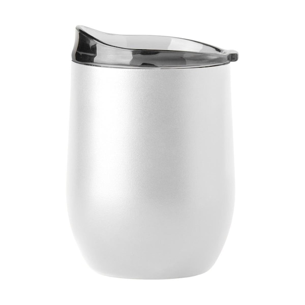 Perro Chino 16 oz Plain White Powder Coat Curved Beverage Can - PE3032206