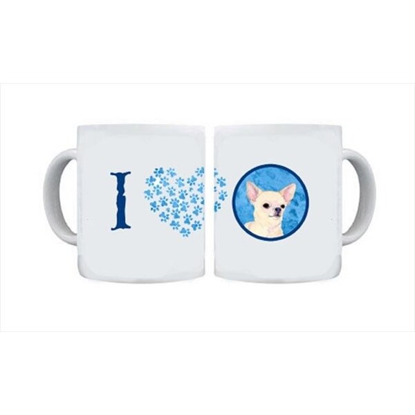 Carolines Treasures Carolines Treasures SS4748-BU-CM15 15 oz. Chihuahua Dishwasher Safe Microwavable Ceramic Coffee Mug - SS4748-BU-CM15