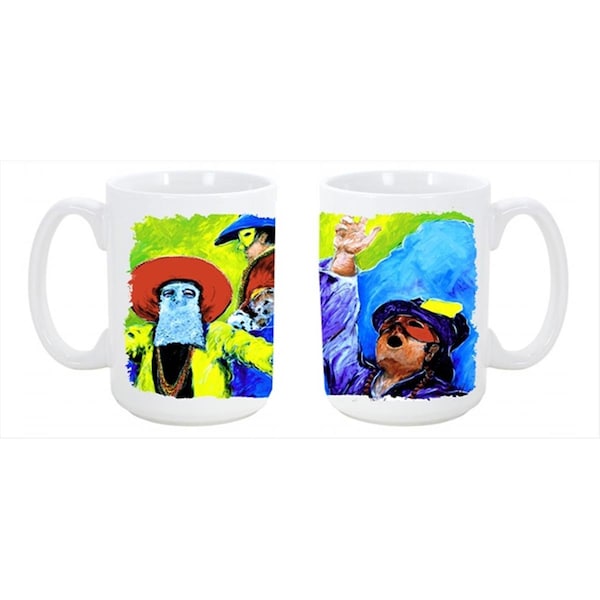 Carolines Treasures Mardi Gras Dishwasher Safe Microwavable Ceramic Coffee Mug 15 oz. - MW1107CM15