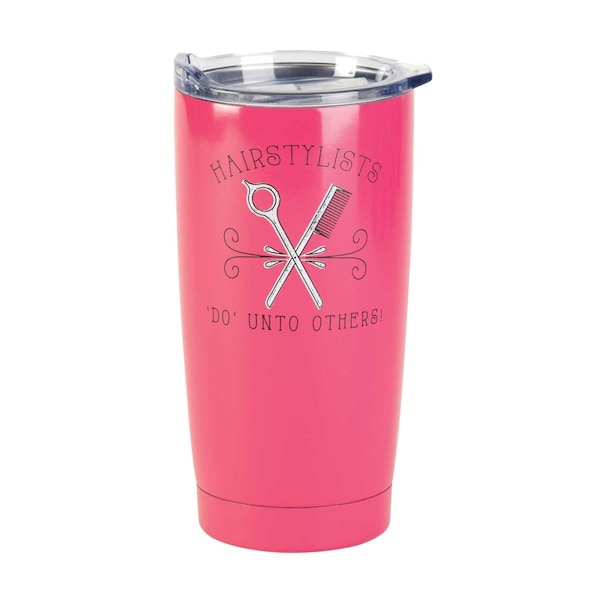 Dicksons 20 oz Hairstylists Do Unto Pink Tumbler - SSTUMPK-34