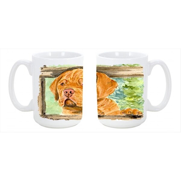 Carolines Treasures Dogue de Bordeaux Dishwasher Safe Microwavable Ceramic Coffee Mug 15 oz. - SS8926CM15