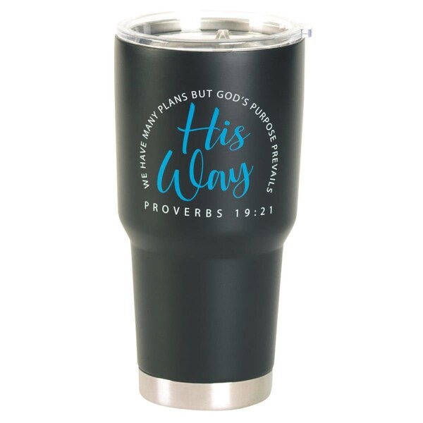 Dicksons Tumbler We Have Many Plans Black 30 oz - SSTUM30B-11