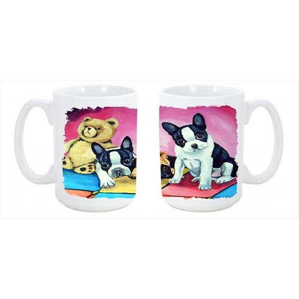 Carolines Treasures Multiple Breeds Dishwasher Safe Microwavable Ceramic Coffee Mug 15 oz. - 7205CM15