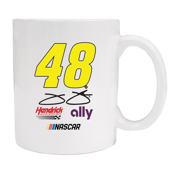 R & R Imports R & R Imports MUG2-N-JJ20 Jimmie Johnson No.20 Ceramic Mug - Pack of 2 - MUG2-N-JJ20