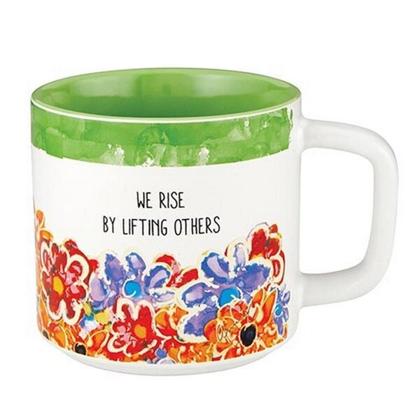 Fastfood 3.5 in. We Rise By Lifing Others Mug - 14 oz - FA3318560