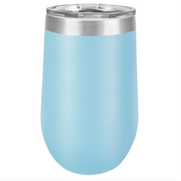 Anales 16 oz Stainless Steel Polar Camel Stemless Tumblers; Lite Blue - AN2807726