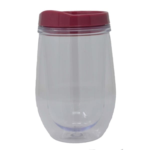 Zees Creations Double Wall Tumbler - Burgundy - EDAS1001