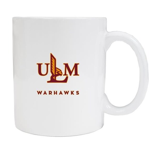 R & R Imports R & R Imports MUG2-C-LAM19 W University of Louisiana Monroe White Ceramic Coffee Mug - Pack of 2 - MUG2-C-LAM19 W