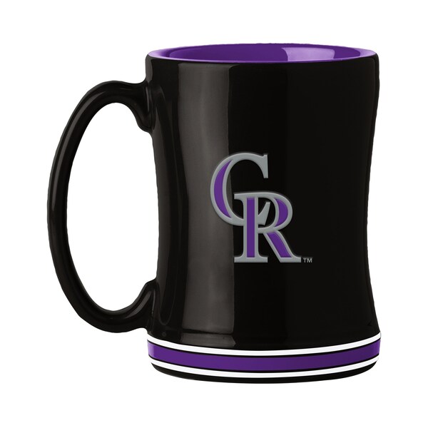 Logo Brands Colorado Rockies 14oz Relief Mug - 510-C14RM