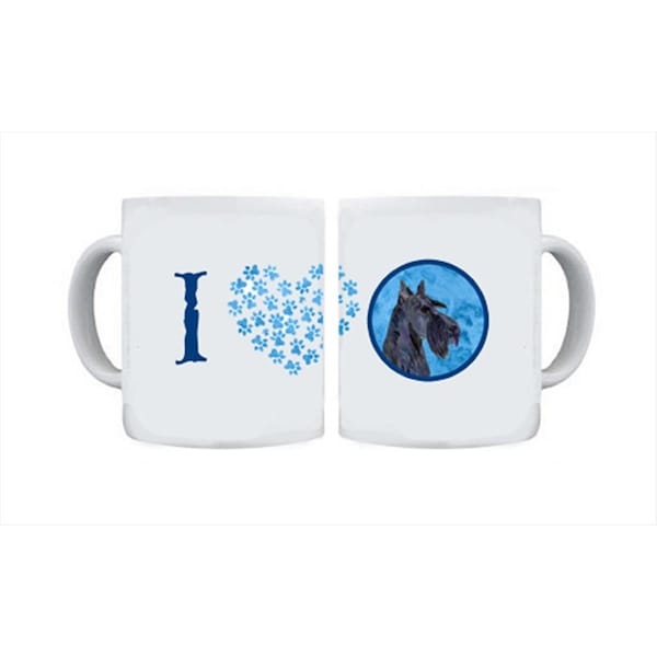 Carolines Treasures 15 oz. Scottish Terrier Dishwasher Safe Microwavable Ceramic Coffee Mug - SS4805-BU-CM15
