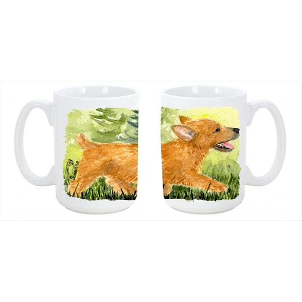 Carolines Treasures Norwich Terrier Dishwasher Safe Microwavable Ceramic Coffee Mug 15 oz. - SS8884CM15