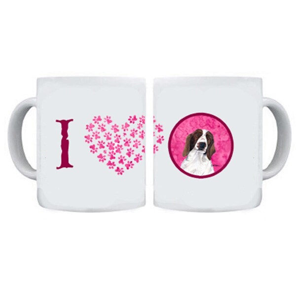 Carolines Treasures 15 oz. Springer Spaniel Dishwasher Safe Microwavable Ceramic Coffee Mug - SC9131PK-CM15