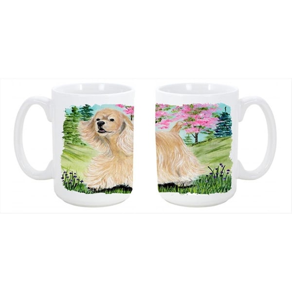 Carolines Treasures Cocker Spaniel Dishwasher Safe Microwavable Ceramic Coffee Mug 15 oz. - SS8189CM15