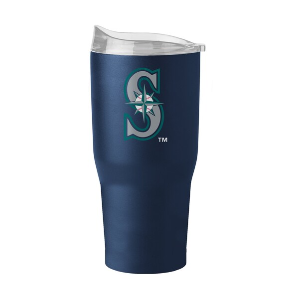 Logo Brands Seattle Mariners 30oz Flipside Powder Coat Tumbler - 526-S30PT-34
