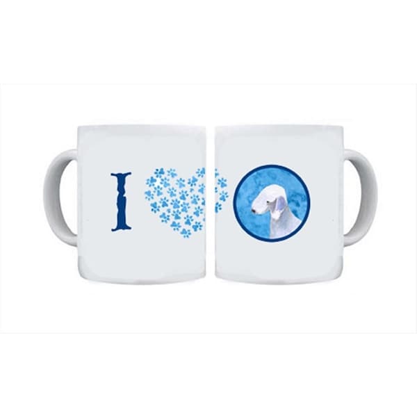 Carolines Treasures 15 oz. Bedlington Terrier Dishwasher Safe Microwavable Ceramic Coffee Mug - SS4759-BU-CM15