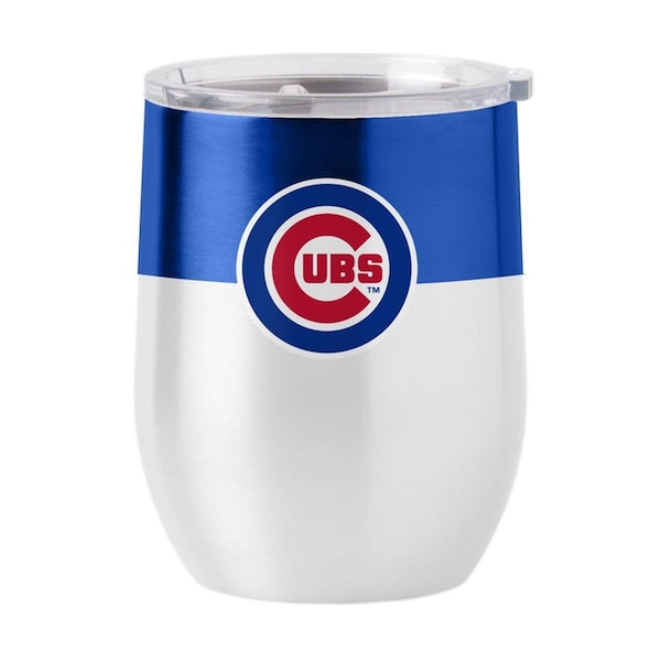 Moment-In-Time 16 oz MLB Chicago Cubs Colorblock Stainless Curved Beverage - MO3601390