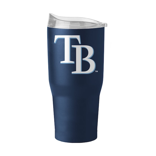 Logo Brands Tampa Bay Rays 30oz Flipside Powder Coat Tumbler - 528-S30PT-34