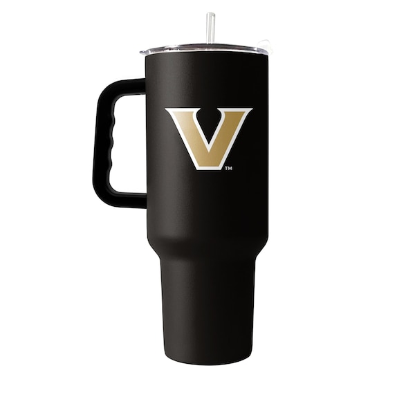 Logo Brands Vanderbilt 40oz Flipside Powder Coat Tumbler - 232-S40PT-34