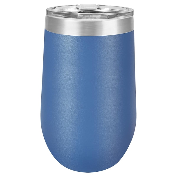 Anales 16 oz Stainless Steel Polar Camel Stemless Tumblers; Royal Blue - AN2803566