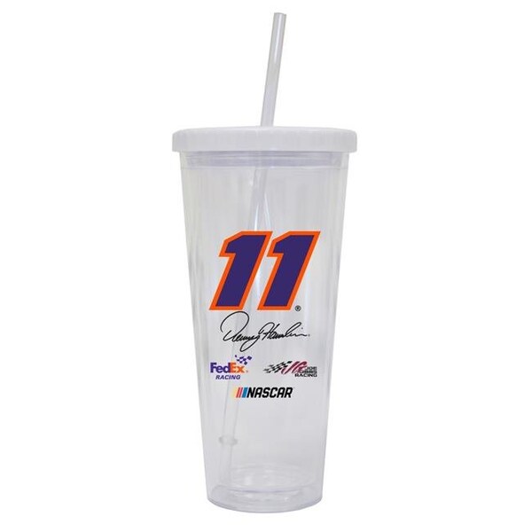 R & R Imports R & R Imports TB2-N-DH20 24 oz Denny Hamlin No.20 Straw Tumbler - TB2-N-DH20