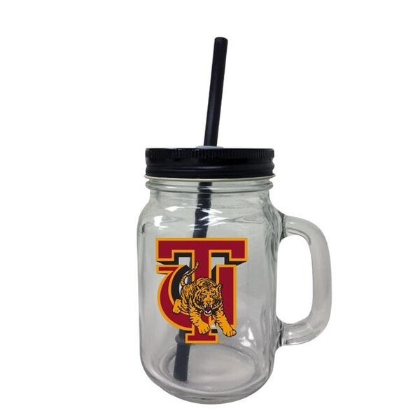 R & R Imports R & R Imports TBM-C-TUSK19 16 oz Tuskegee University Mason Jar Tumbler - TBM-C-TUSK19