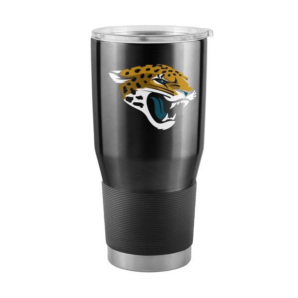 Logo Brands Jacksonville Jaguars 30oz Black Full Color Gameday Stainless Tumbler - 615-S30T-1