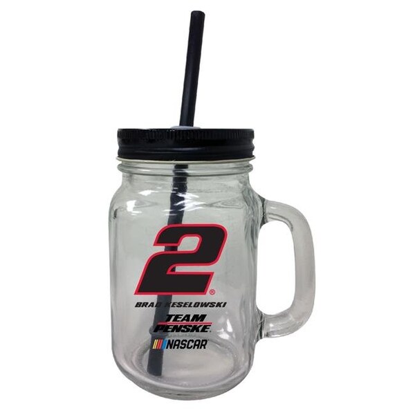 R & R Imports R & R Imports TBM2-N-BK20 Brad Keselowski No.20 Mason Jar Tumbler - Pack of 2 - TBM2-N-BK20