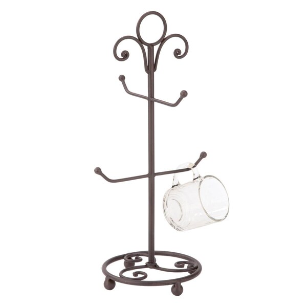 Conservatorio Mahogany 4 Arm Metal Mug Stand - CO2501202