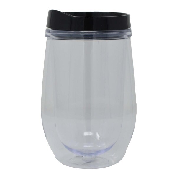 Zees Creations Double Wall Tumbler - Black - EDAS1000
