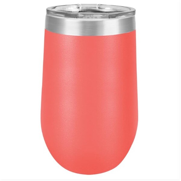 Anales 16 oz Stainless Steel Polar Camel Stemless Tumblers; Coral - AN2802550
