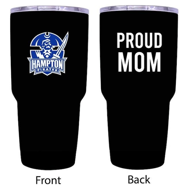 R & R Imports R & R Imports ITB-C-HAMP20 MOM Hampton University Proud Mom 20 oz Insulated Stainless Steel Tumblers - ITB-C-HAMP20 MOM