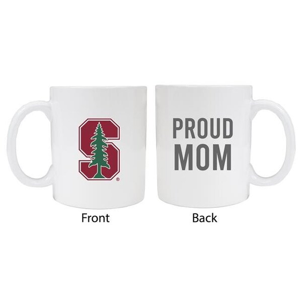 R & R Imports R & R Imports MUG-C-STA20 WMOM Stanford University Proud Mom White Ceramic Coffee Mug - MUG-C-STA20 WMOM