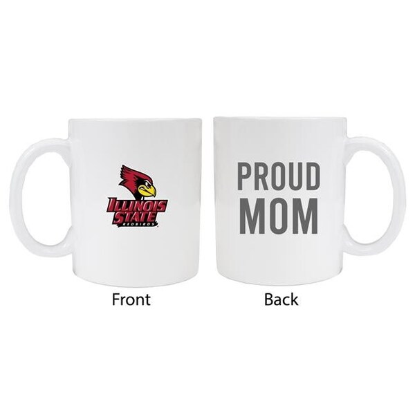 R & R Imports R & R Imports MUG-C-ILS20 WMOM Illinois State Redbirds Proud Mom White Ceramic Coffee Mug - MUG-C-ILS20 WMOM