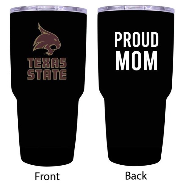 R & R Imports R & R Imports ITB-C-TXS20 MOM Texas State Bobcats Proud Mom 20 oz Insulated Stainless Steel Tumblers - ITB-C-TXS20 MOM