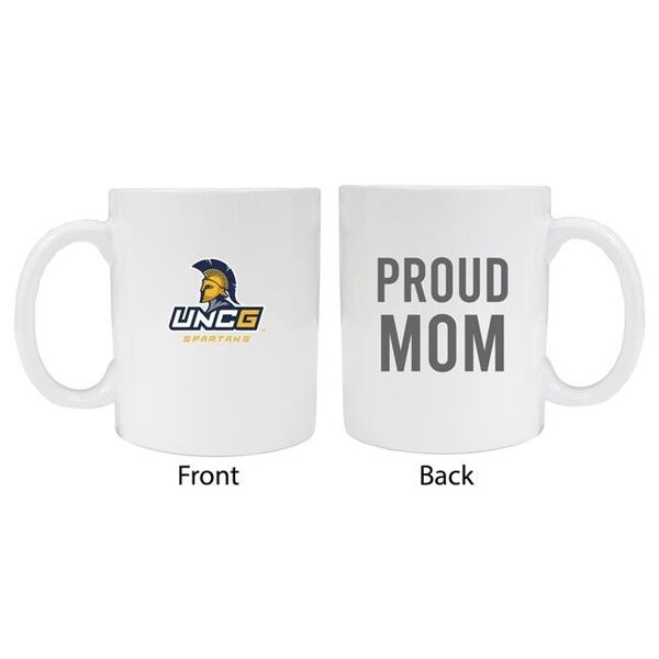 R & R Imports R & R Imports MUG-C-UNCG20 WMOM North Carolina Greensboro Spartans Proud Mom White Ceramic Coffee Mug - MUG-C-UNCG20 WMOM