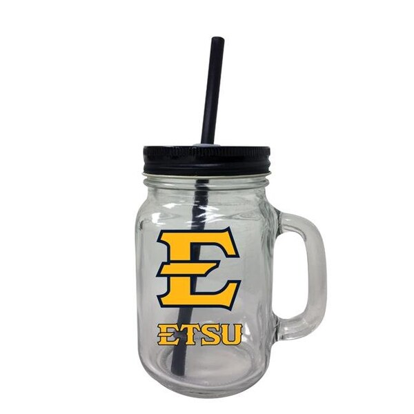 R & R Imports R & R Imports TBM-C-ETSU19 16 oz East Tennessee State University Mason Jar Tumbler - TBM-C-ETSU19